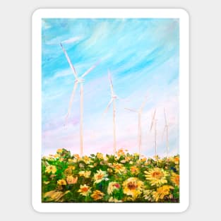 Wind Energy Sticker